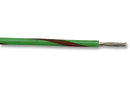 Multicomp PRO MP005347 Wire BS4808 / Def Stan 61-12 7/0.2 PVC Green Red 0.22 mm&sup2; 328 ft 100 m