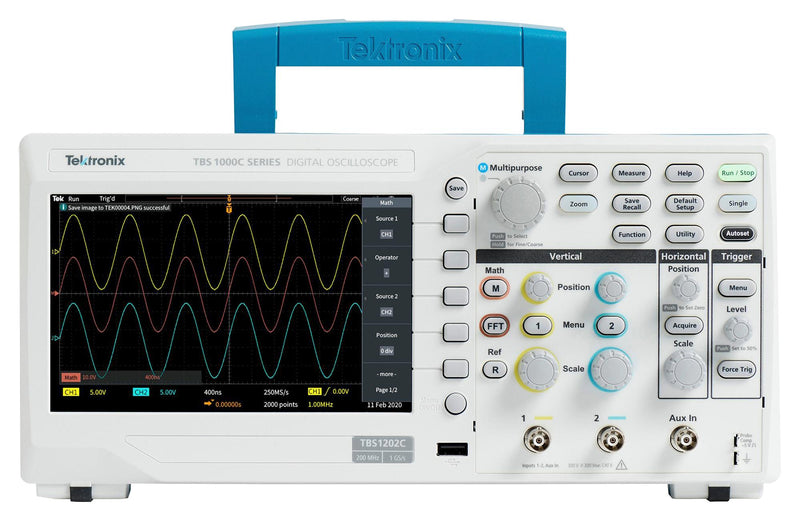 Tektronix TBS1102C TBS1102C Digital Oscilloscope TBS1000C 2 Channel 100 MHz 1 Gsps 20 Kpts