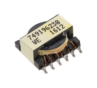 WURTH ELEKTRONIK 749196208 Pulse Transformer, DC/DC Converter, 1:1:1:1:1:1, 1.5 kV, WE-FLEX Series, 140 &micro;H, 0.2 ohm