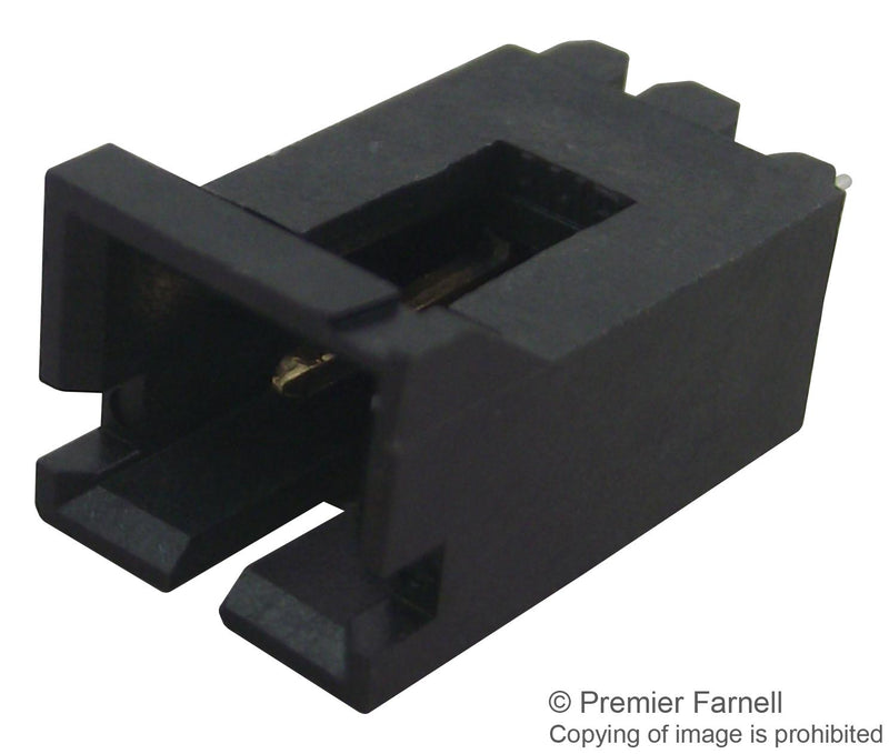 AMP - TE CONNECTIVITY 5-103908-1 Wire-To-Board Connector, 2.54 mm, 2 Contacts, Header, AMPMODU MTE Series, Through Hole, 1 Rows