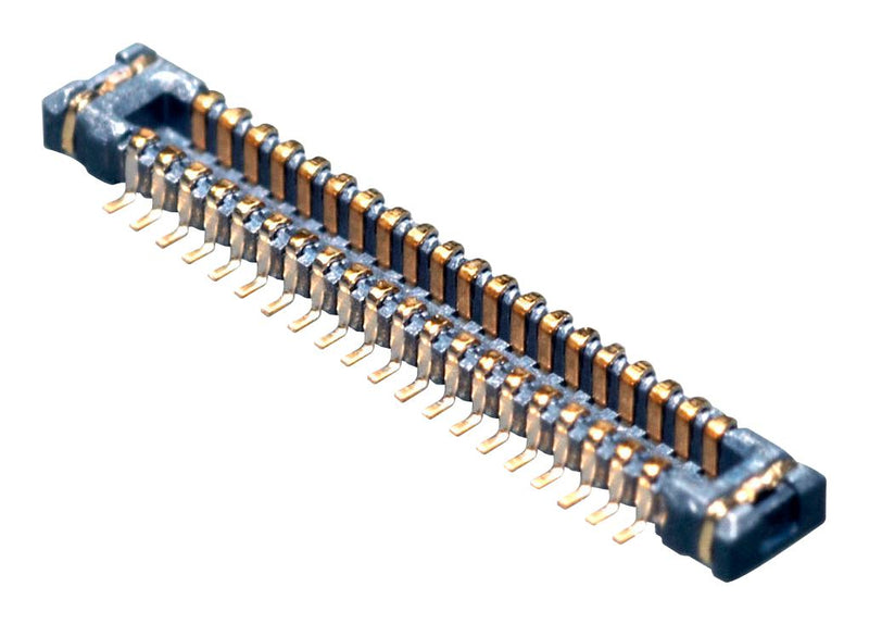 Molex 502430-1430 Mezzanine Connector Header 0.4 mm 2 Rows 14 Contacts Surface Mount Straight Phosphor Bronze