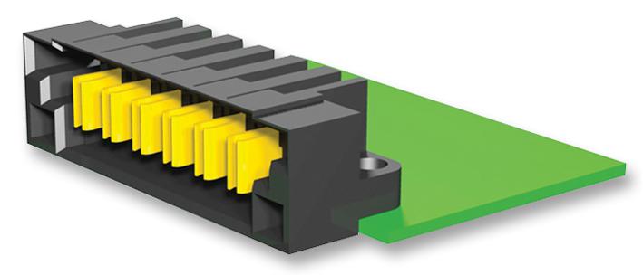 Samtec MPT-08-6.30-01-L-V . PCB Receptacle Board-to-Board 5 mm 1 Rows 8 Contacts Through Hole Mount MPT Series New