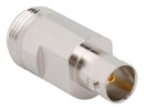 Amphenol RF AD-NJBNCJ-1 Adapter N JACK-BNC Jack 75 OHM