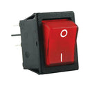 Multicomp PRO MP005736 Rocker Switch On-None-Off Dpst Illuminated Panel Mount Red