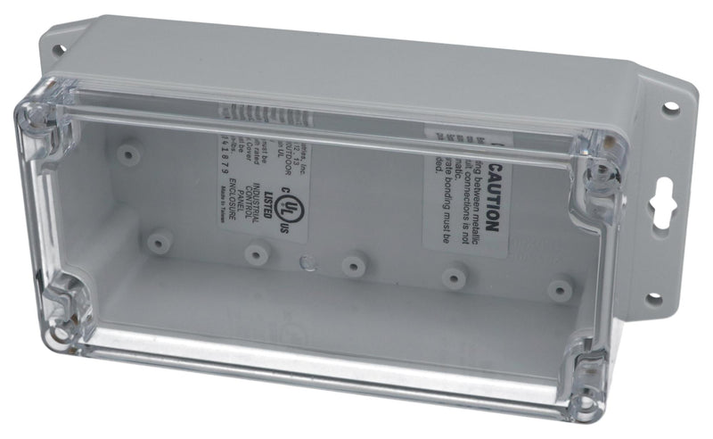 BUD Industries PN-1332-ACMB PN-1332-ACMB Enclosure Wall Mount PC GREY/CLEAR