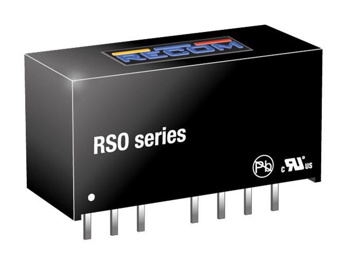 Recom Power RSO-2405SZ/H2 Isolated Through Hole DC/DC Converter Medical 4:1 1 W Output 5 V 200 mA