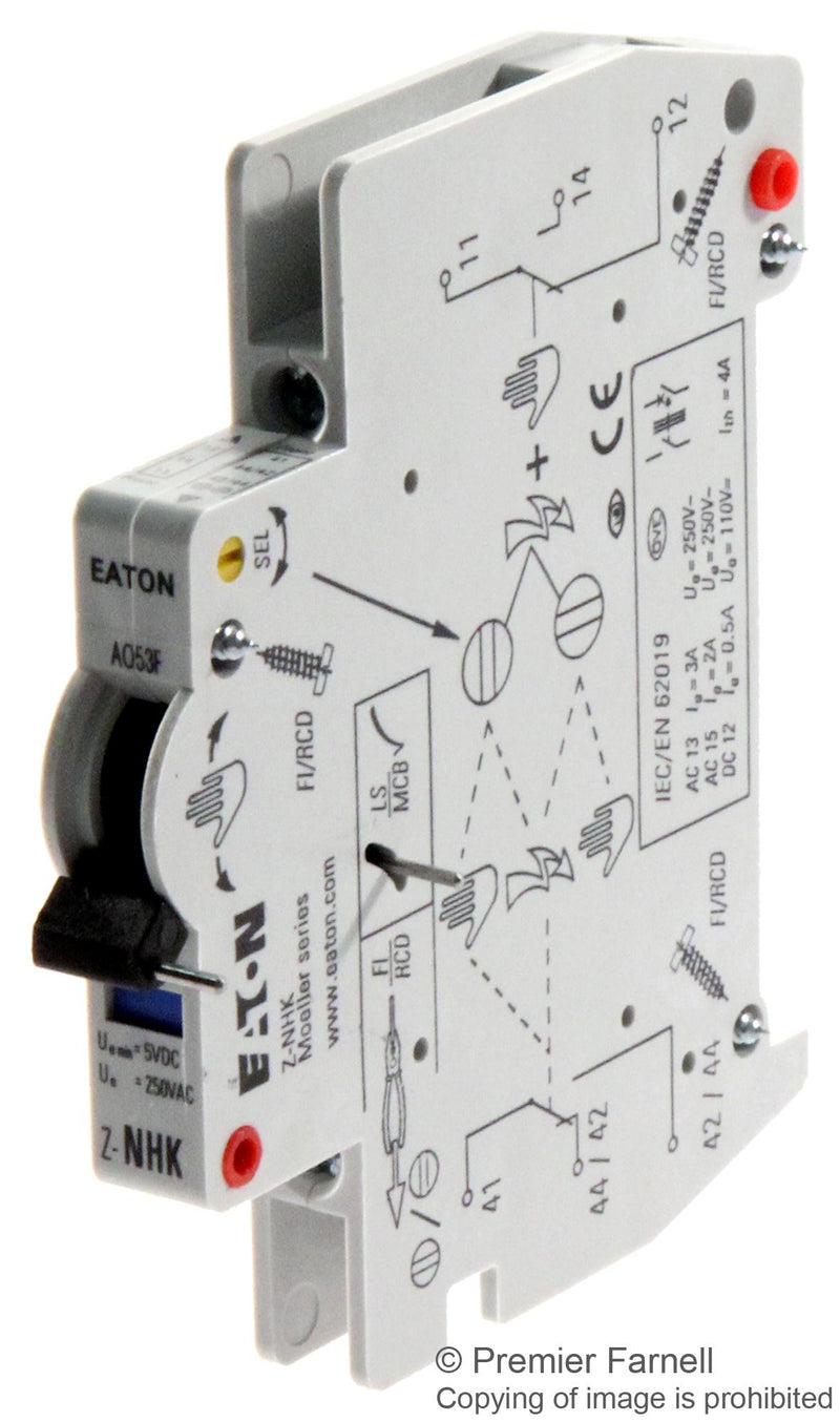 EATON MOELLER Z-NHK AUXILIARY CONTACT, DPDT, 230V