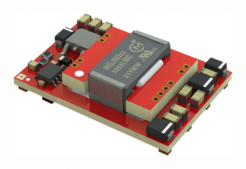 Murata Power Solutions MGJ6D122005LMC-R7 Isolated Surface Mount DC/DC Converter Gate Drive 2:1 4.8 W 2 Output 20 V 240 mA