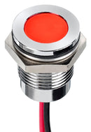 Apem Q14F5CXXHR110E LED Panel Mount Indicator Red 110 VAC 14 mm 6 mA 800 mcd IP67