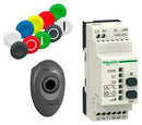 Schneider Electric XB5RMA04 Programmable Receiver 24 to 240 Vac/dc Harmony XB5R Series Pushbutton and Set of Caps