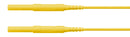 Schutzinger HSPL 8568 / AWG16 100 GE Test Lead 4mm Banana Plug Shrouded 6 kV 16 A Yellow 1 m