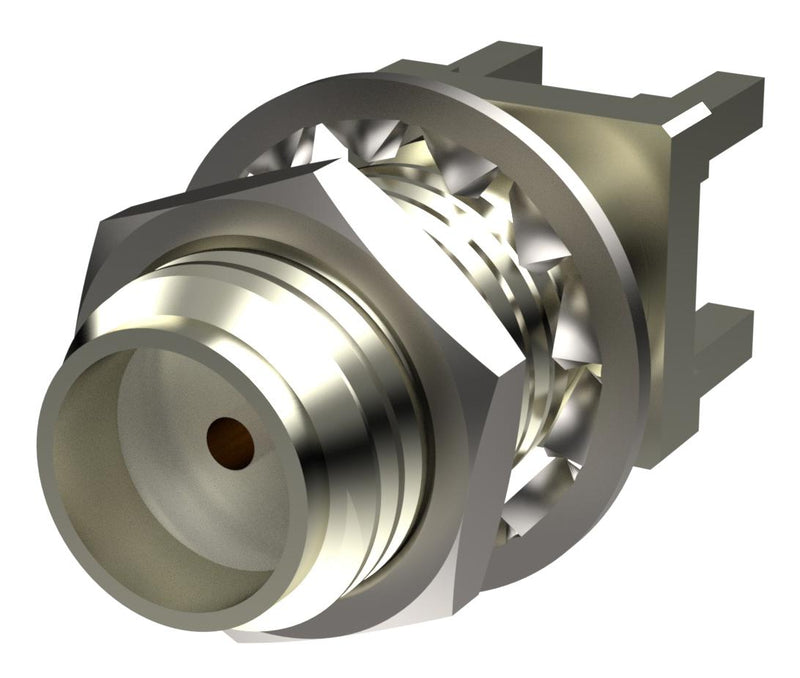 Taoglas PCB.CSMAFSTJ.A.NI RF / Coaxial Connector SMA Straight Bulkhead Jack Through Hole Vertical 50 ohm