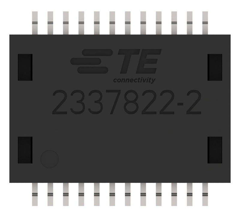 TE Connectivity 2337822-2 2337822-2 Transformer LAN Modular Jack Filter 1 Port 10/100/1000 Base-T -40&Acirc;&deg;C to 105&Acirc;&deg;C Surface Mount