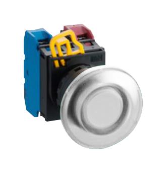 Idec YW1L-M4E10Q4PW Illuminated Pushbutton Switch YW Series SPST-NO Momentary Spring Return 24 V Pure White