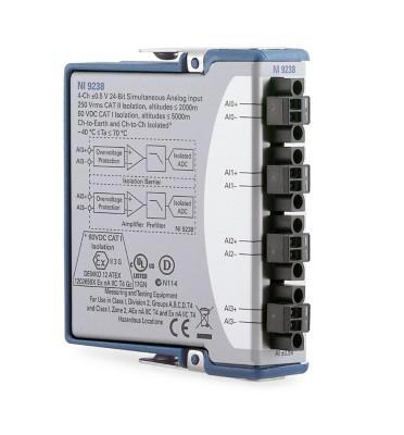 NI 783311-01 Voltage Input Module C Series NI-9238 50 Ksps 24bit 4 -500 mV to 500 cDAQ/RIO System