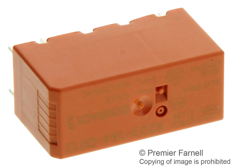 Schrack - TE Connectivity RZ03-1A4-D012 General Purpose Relay RZ Series Power Non Latching SPST-NO 12 VDC 16 A