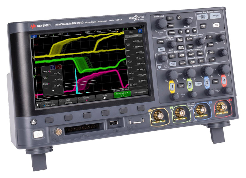 Keysight Technologies MSOX3014G Digital Oscilloscope Infiniivision 3000G X 4+16 Channel 100 MHz 5 Gsps 4 Mpts 3.5 ns