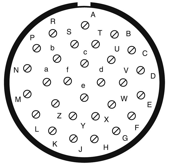 Amphenol LTD D38999/26WJ29SN-LC D38999/26WJ29SN-LC Circular Connector MIL-DTL-38999 Series III Straight Plug 29 Contacts