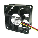 Sanyo Denki - Sanace Fans 9S0612H401 Axial Fan 12 VDC DC 60 mm 25 24 dBA 20.5 cu.ft/min