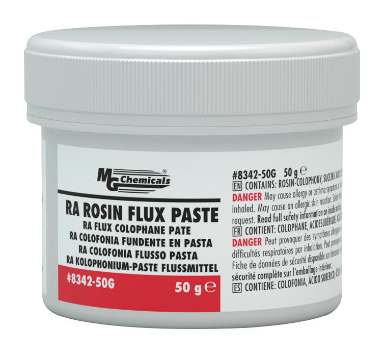 MG Chemicals 8342-50G Solder Flux Rosin Activated RA Soldering Jar 37.7 ml 50 g 8342 Series