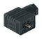 Hirschmann GM 209 NJ BLACK Rectangular Conn Rcpt 2+PE Screw