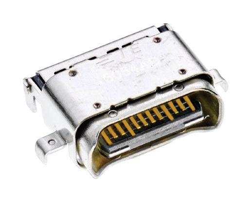 TE Connectivity 1-2295018-2 USB Connector Type C 3.1 Receptacle 24 Ways Surface Mount Right Angle