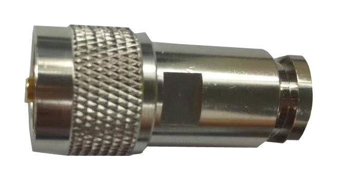 Multicomp MC001836 RF / Coaxial Connector UHF Straight Plug Solder 50 ohm RG58 RG58A RG141A Brass