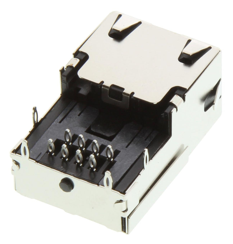 TE Connectivity 1888250-3 Modular Connector RJ45 Jack 1 x (Port) 8P8C Cat5 Through Hole Mount