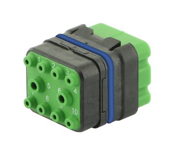 SOURIAU-SUNBANK / Eaton 8MQ2M9910ANE 8MQ2M9910ANE Rectangular Module Plug 10POS 3ROW New