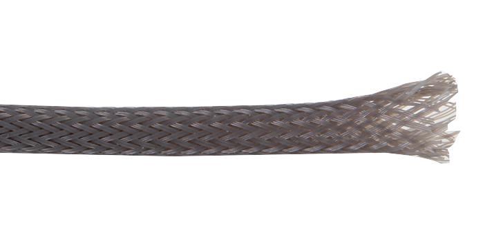 PRO Power BSFRG-006 5M Sleeving Braided PE (Polyester) Grey 6 mm 5 m 16.4 ft