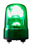 Patlite (U.S.A.) SKS-M1J-G Beacon FLASH/ROTATE Green 80MM 24VDC