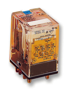 OMRON INDUSTRIAL AUTOMATION MY4 100/110VDC (S) Power Relay, 4PDT, 110 VDC, 5 A, MY Series, Socket, Non Latching