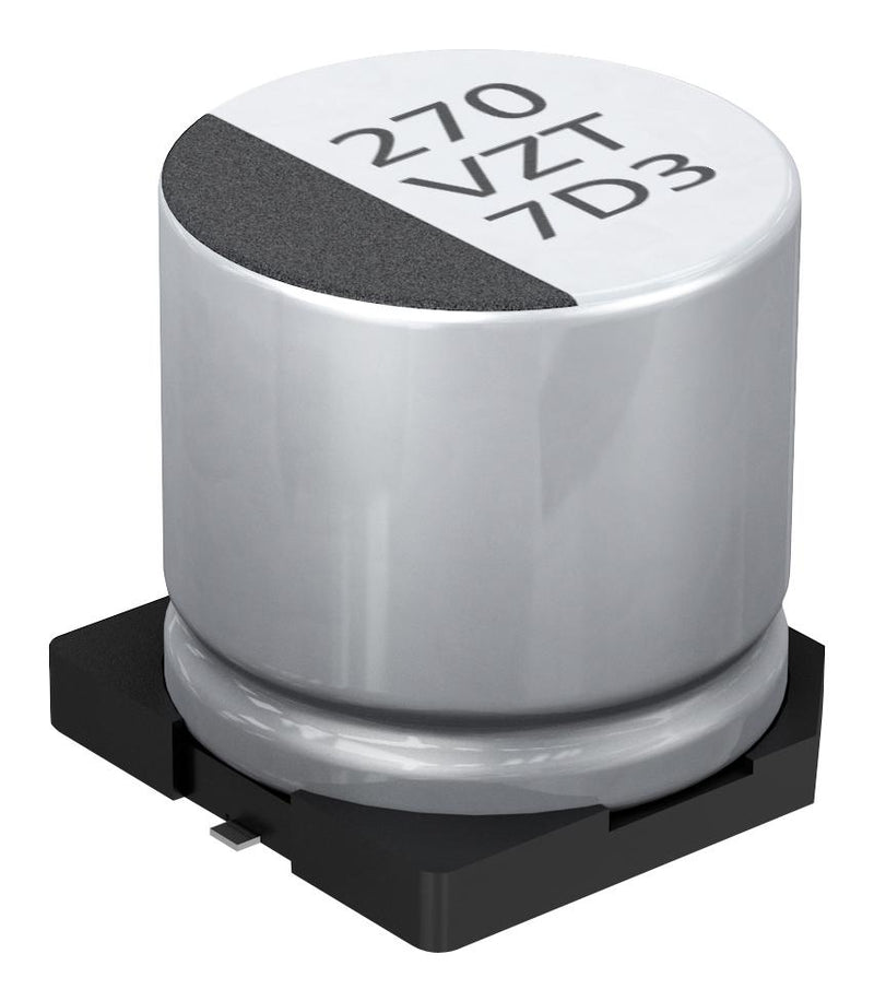 Panasonic EEHZT1J470P Hybrid Aluminium Electrolytic Capacitor 47 &micro;F &plusmn; 20% 63 V ZT Series Radial Can - SMD