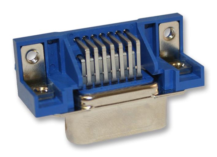 Norcomp 112-024-213R001 I/O Connector 24 Contacts Receptacle Scsi Through Hole 112 Series PCB Mount