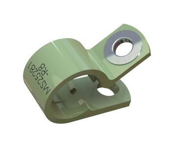 Essentra Components NM-3-R3 Cable Clamp 0.1875" Nylon GRN Screw