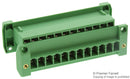 Phoenix Contact DFK-PC 4/12-GF-762 Terminal Block Feed-Thru Header 7.62 mm 12 Ways 20 A 300 V Screw Clamp Right Angle