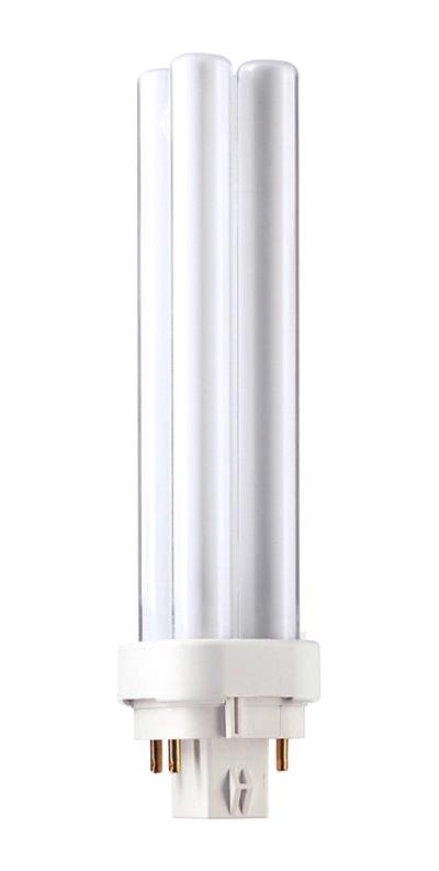 Philips Lighting 927907283040 Compact Fluorescent Lamp Warm White Quad Tube 3000 K G24q-2 13000 h 16.5 W