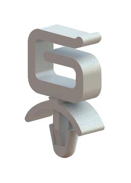 Essentra Components MOFNSP-2-19 Wire Saddle Push IN Nylon 6.6 Natural