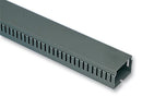 Hellermanntyton 184-10168 Trunking Single 2M Length Narrow Slot Series 80 mm 60 Grey PVC (Polyvinylchloride)