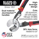 Klein Tools J63225N J63225N Cable Cutter Shear 9.3" Steel Journeyman Series New