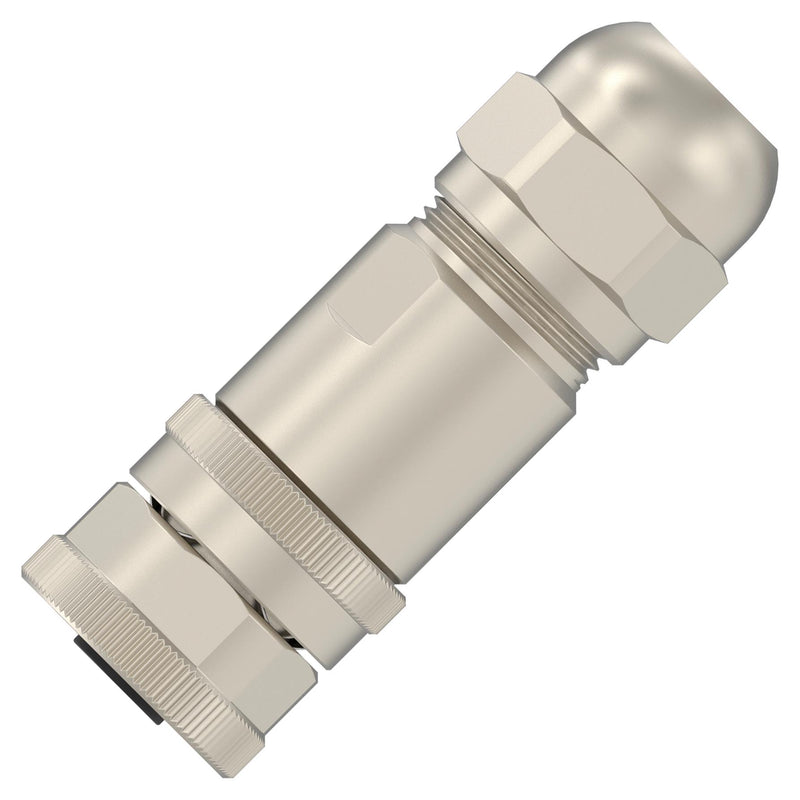 AMP - TE Connectivity 2358992-2 Sensor Connector PG9 M12 Female 8 Positions Crimp Socket Contacts Not Supplied