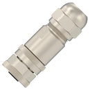 AMP - TE Connectivity 2358992-1 Sensor Connector PG7 M12 Female 8 Positions Crimp Socket Contacts Not Supplied