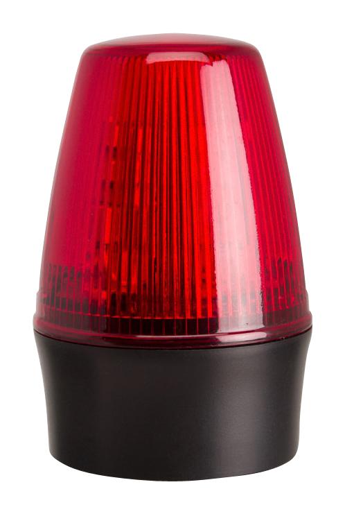 Moflash Signalling LEDS100-03-02 Beacon Continuous Flashing -25 &deg;C to 55 85 V 107 mm H LEDS100 Series Red New