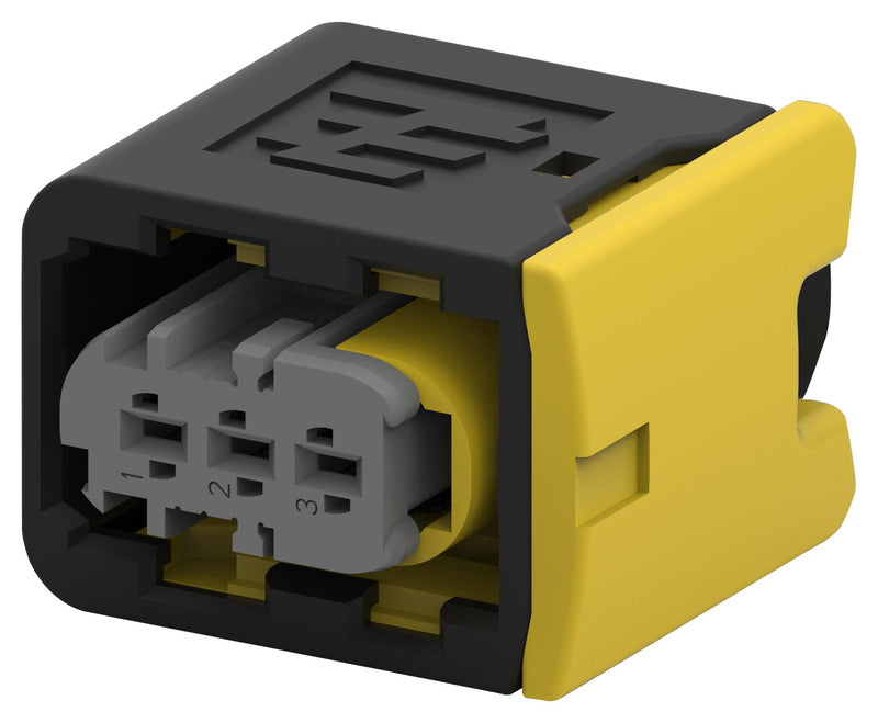 TE Connectivity 2-1418448-1 Automotive Connector Housing Hdscs Series Receptacle 3 Ways AMP Socket Contacts