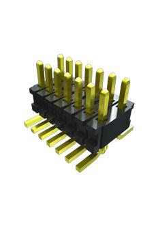 Samtec FTR-110-03-G-D Pin Header Board-to-Board 1.27 mm 2 Rows 20 Contacts Surface Mount FTR