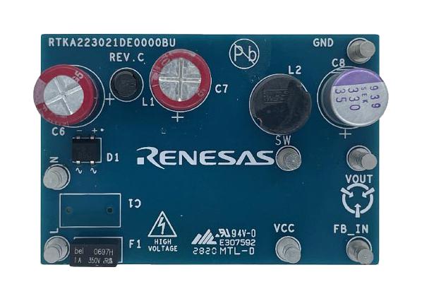 Renesas RTKA223021DE0000BU RTKA223021DE0000BU HV Buck EVB for RAA223021