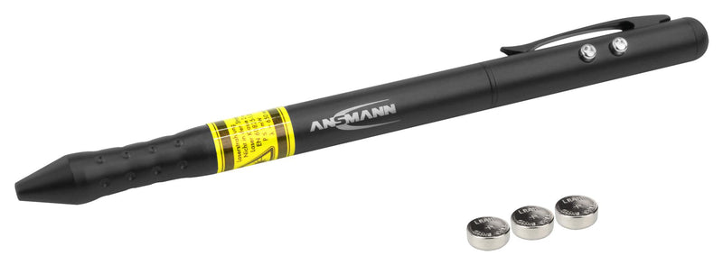 Ansmann 1600-0269 Laser Pointer 4-IN-1 LED Penlight