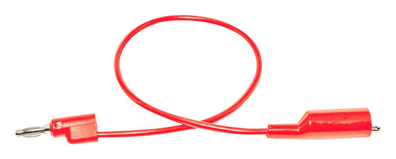 Mueller Electric BU-P1166-48-2. Test Lead 4mm Stackable Banana Plug Alligator Clip 1 kV 10 A Red 1.22 m