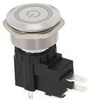 TE Connectivity AVH25MSSFE17121604 Vandal Resistant Switch AVH Series 25.2 mm Spdt Momentary Flat Natural