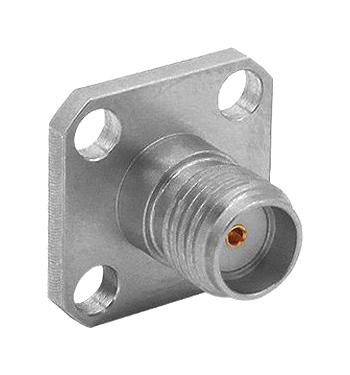 Bulgin Limited RFSMAA4JCCA RF / Coaxial Connector SMA Straight Flanged Jack Solder 50 ohm Beryllium Copper